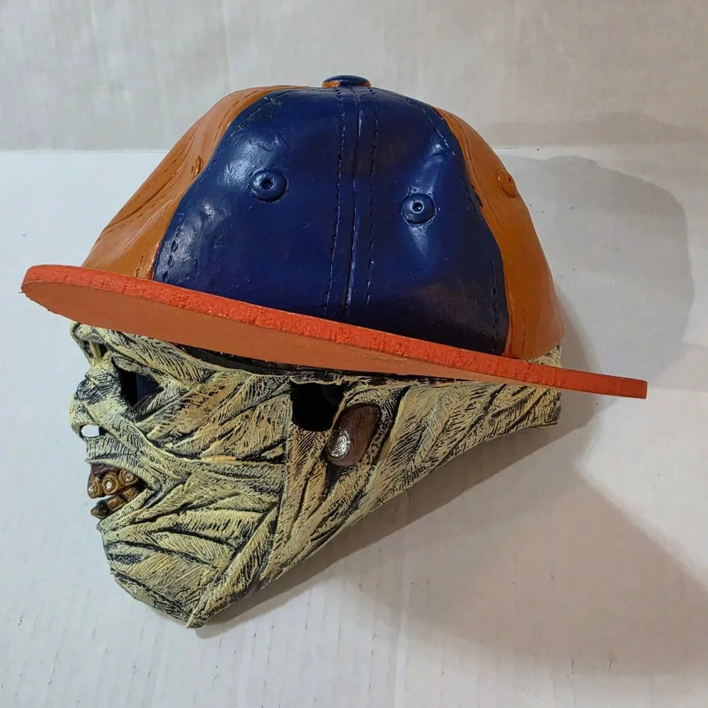 Vintage 2008 Disguise Inc FaceBall Mummy Mask Baseball Cap Hat Costume Y2K Kids
